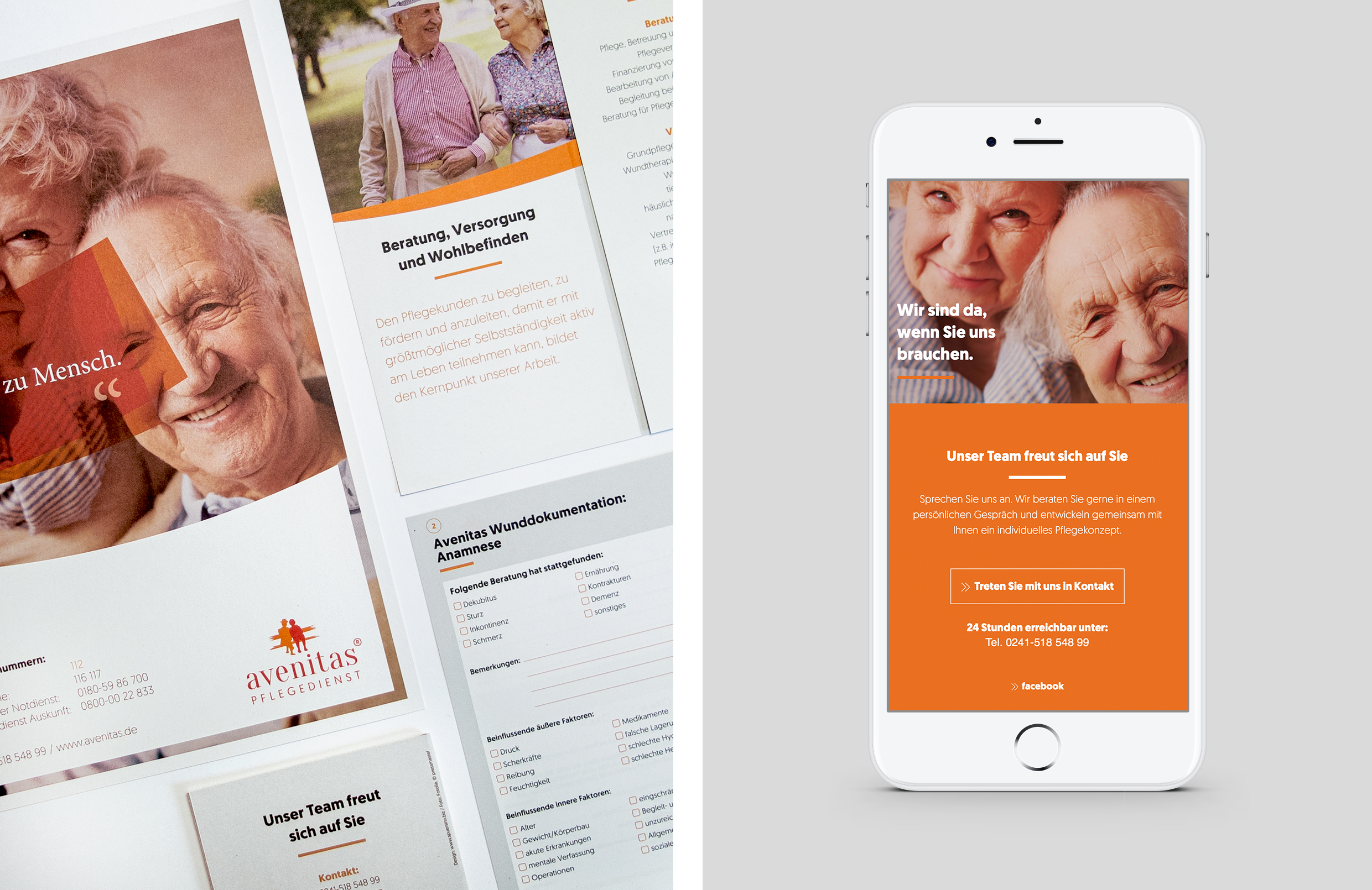 Avenitas Responsive Webseite